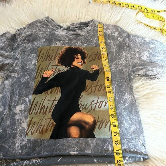 Vintage Whitney Houston crop short size S - Picture 2 of 4